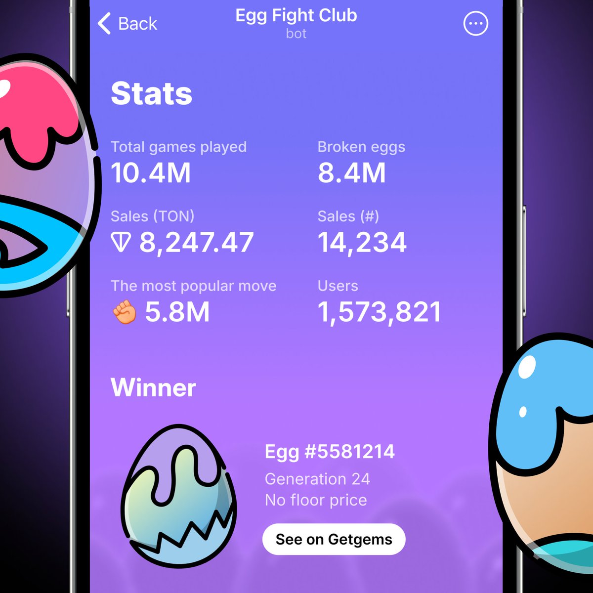 Egg Fight Club способ вывести средства из игры уже сегодня