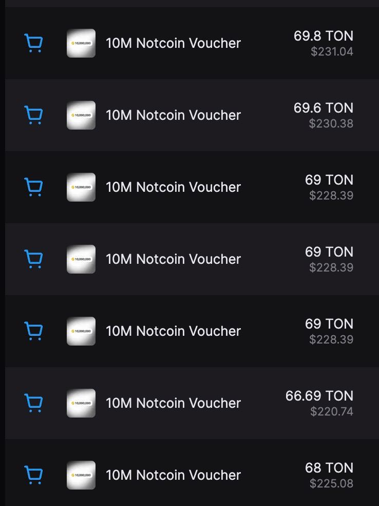 Notcoin Voucher купить