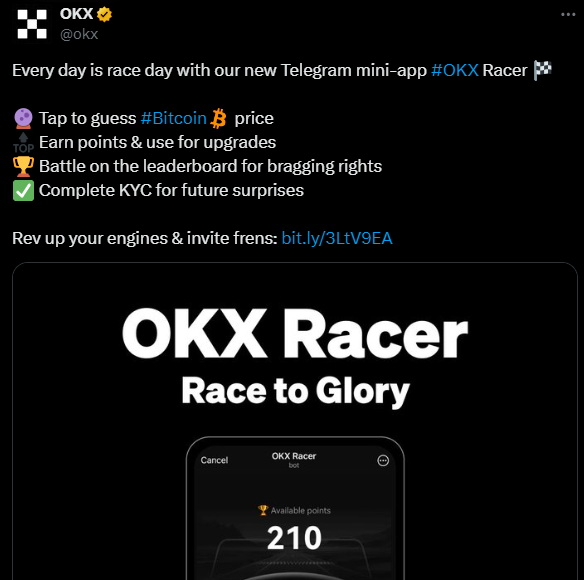 Racer от OKX методы вывода денег